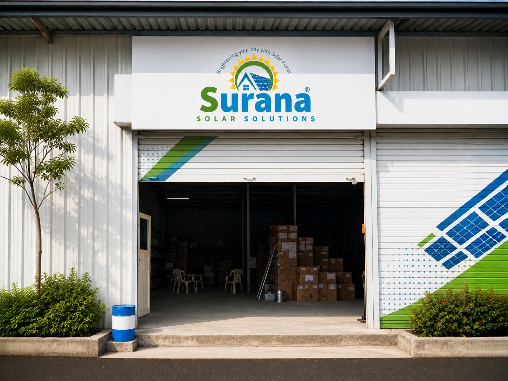 Surana Solar Solutions — Pune office and warehouse